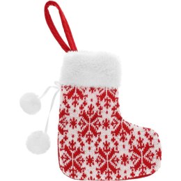 ZAWIESZKA SKARPETKA NA PREZENTY BIAŁA 16x19CM