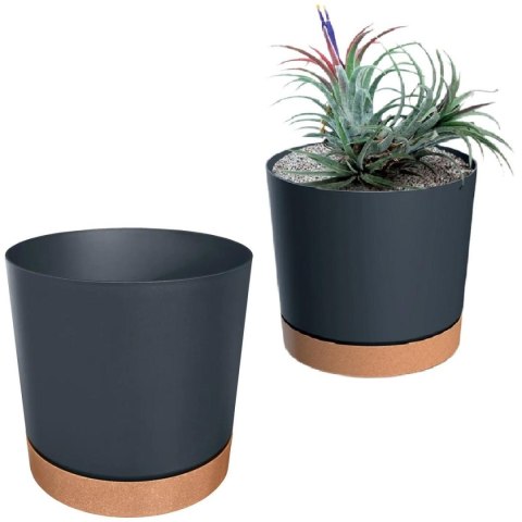 DONICZKA TUBO PM ANTRACYT 13CM DONICZKA TUBO PM ANTRACYT 13CM