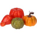 FIGURKA DEKORACYJNA DYNIA HALLOWEEN 4SZT POMARAŃCZOWO - ZIELONA FIGURKA DEKORACYJNA DYNIA HALLOWEEN 4SZT POMARAŃCZOWO - ZIELONA