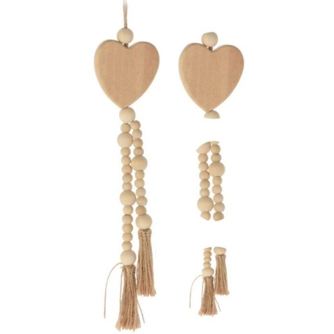 ZAWIESZKA DEKORACYJNA BOHO ECO NATURA DREWNIANA SERCE ZAWIESZKA DEKORACYJNA BOHO ECO NATURA DREWNIANA SERCE