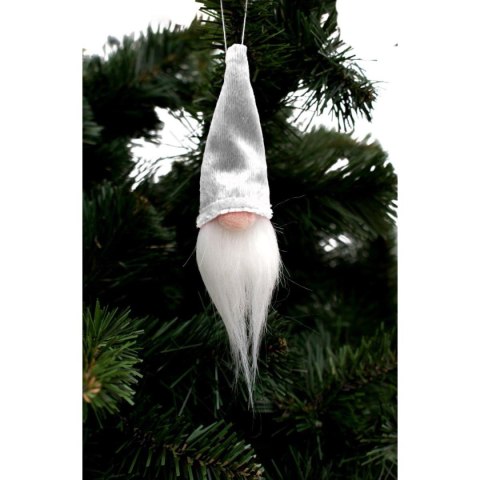ZAWIESZKA DEKORACYJNA MIKOŁAJ 11CM BIAŁY ZAWIESZKA DEKORACYJNA MIKOŁAJ 11CM BIAŁY