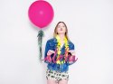 Balon Gigant, pastelowa fuksja, 1m