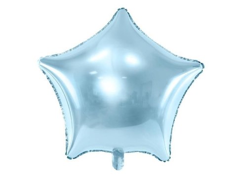 Balon foliowy Gwiazdka, 48cm, błękitny Balon foliowy Gwiazdka, 48cm, błękitny