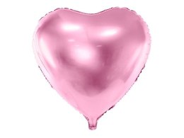 Balon foliowy Serce Jasny Róż, 45cm