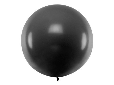 Balon lateksowy Gigant, Czarny, Pastel Black, 1m, 1 szt. Balon lateksowy Gigant, Czarny, Pastel Black, 1m, 1 szt.