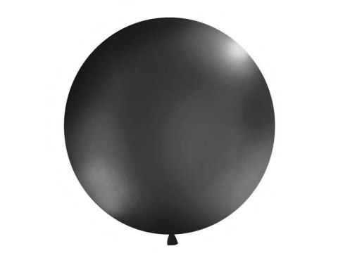 Balon lateksowy Gigant, Czarny, Pastel Black, 1m, 1 szt. Balon lateksowy Gigant, Czarny, Pastel Black, 1m, 1 szt.