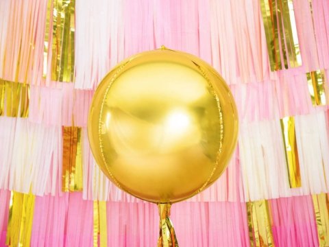 Balon foliowy Kula, 40cm, złota Balon foliowy Kula, 40cm, złota