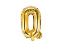 Balon foliowy Litera Q Ó 35cm, Złota