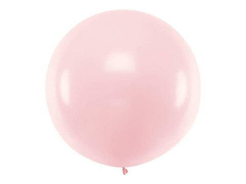 Balon okrągły, Pastel Pale Pink blady Róż, 60cm Balon okrągły, Pastel Pale Pink blady Róż, 60cm