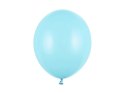 Balony lateksowe Strong, Błękitne, Pastel Light Blue 12cm, 100 szt.