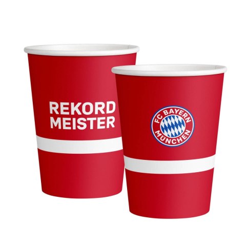 Kubeczki papierowe FC Bayern Monachium 500 ml, 6 szt. Kubeczki papierowe FC Bayern Monachium 500 ml, 6 szt.