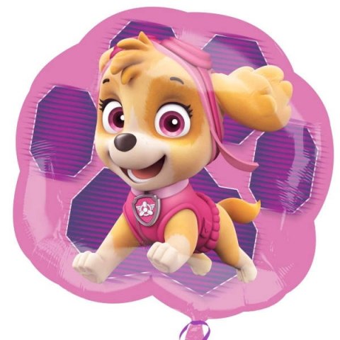Balon Foliowy Psi Patrol Skye & Everest, 63cm Balon Foliowy Psi Patrol Skye & Everest, 63cm