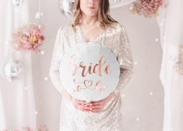 Balon foliowy Bride to be, rose gold 45 cm