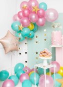 Balon foliowy Happy Birthday ! Różowa gwiazda 40 cm