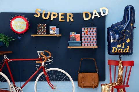 Balon foliowy Super Tata, dzień ojca 45 cm Balon foliowy Super Tata, dzień ojca 45 cm