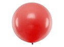 Balon lateksowy Gigant, Czerwony, Pastel Red, 1m, 1 szt.