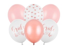 Balony lateksowe Bride to be na Wieczór Panieński 30cm, 6 szt.