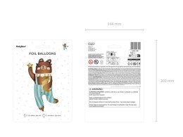 Balon foliowy Miś, 72x104 cm