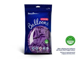 Balony lateksowe Strong Pastelowe, Fioletowe, Pastel Lavender Blue 12cm, 100szt.