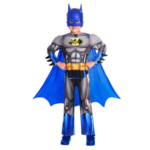 Strój, Kostium przebranie Batman niebieski Brave&Bold 10-12lat Strój, Kostium przebranie Batman niebieski Brave&Bold 10-12lat