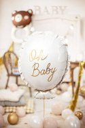Balon foliowy na Baby Shower "Oh Baby", 53x69 cm