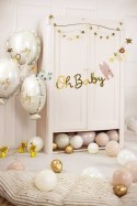 Balon foliowy na Baby Shower "Oh Baby", 53x69 cm