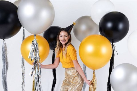 Balon lateksowy Gigant, Czarny, Pastel Black, 60cm, 1szt Balon lateksowy Gigant, Czarny, Pastel Black, 60cm, 1szt
