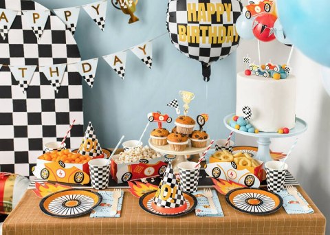 Balonowy topper na tort Autko, mix, 29 cm Balonowy topper na tort Autko, mix, 29 cm