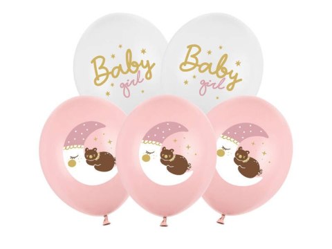 Balony lateksowe Baby girl, 30cm, 6szt. Balony lateksowe Baby girl, 30cm, 6szt.