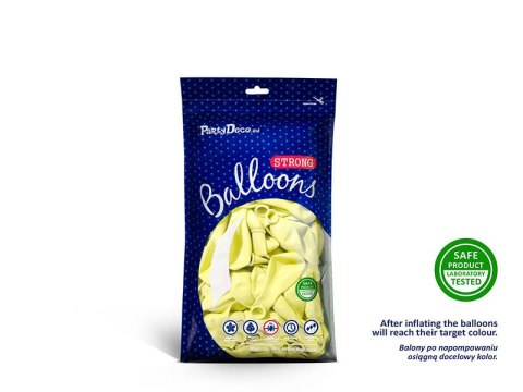 Balony lateksowe Strong, Żółte, Pastelowe Light Yellow, 30cm, 50 szt. Balony lateksowe Strong, Żółte, Pastelowe Light Yellow, 30cm, 50 szt.
