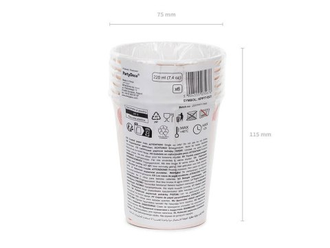 Kubeczki Koń, 220 ml, 6 szt Kubeczki Koń, 220 ml, 6 szt