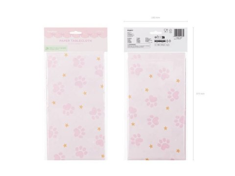 Obrus papierowy Łapki, 180x120 cm Obrus papierowy Łapki, 180x120 cm