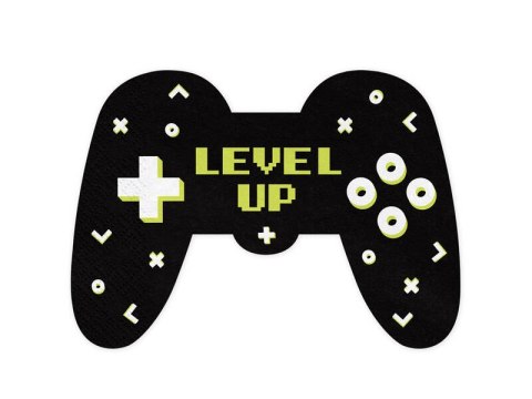 Serwetki papierowe Gamepad, 22.7 x 32 cm, 12 sztuk Serwetki papierowe Gamepad, 22.7 x 32 cm, 12 sztuk