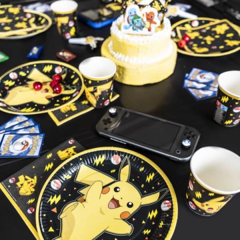 Talerzyki papierowe Pokemon Pikachu, 23 cm, 8 szt. Talerzyki papierowe Pokemon Pikachu, 23 cm, 8 szt.