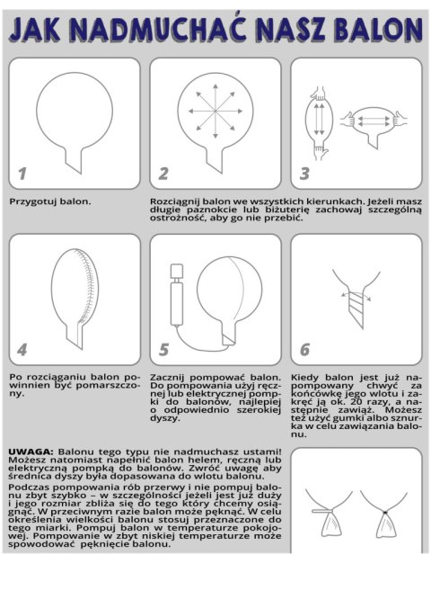 Balon Przezroczysty, Bobo 24 cale, pakowany Balon Przezroczysty, Bobo 24 cale, pakowany