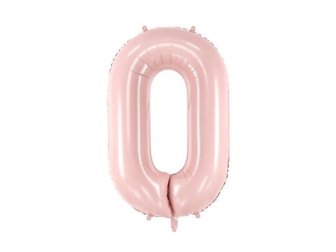 Balon foliowy Cyfra ''0'', 72cm, jasny różowy Balon foliowy Cyfra ''0'', 72cm, jasny różowy