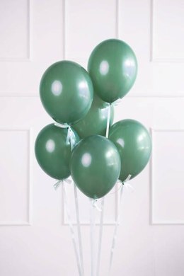 Balony lateksowe Strong Butelowa Zieleń, Pastel Bottle Green, 30cm, 10 szt