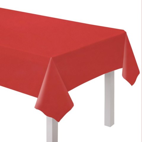 Obrus foliowy czerwony Amscan 137 x 274cm Obrus foliowy czerwony Amscan 137 x 274cm