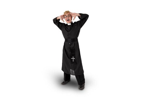 Strój Ksiądz, przebranie, kostium Księdza rozmiar L-XL Strój Ksiądz, przebranie, kostium Księdza rozmiar L-XL