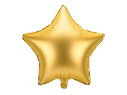 Balon foliowy Gwiazda, złota 48cm