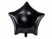 Balon foliowy Gwiazdka, 48cm, czarna gwiazda Balon foliowy Gwiazdka, 48cm, czarna gwiazda