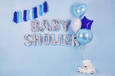 Balon foliowy Serce białe, 45cm Balon foliowy Serce białe, 45cm
