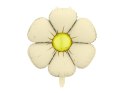 Balony foliowe do girland - Stokrotki, kremowe, 65cm, 4 szt.