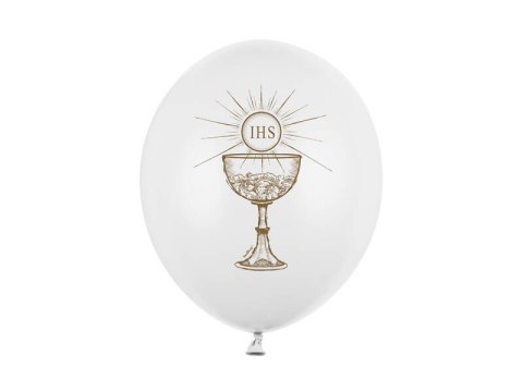 Balony lateksowe, IHS, 6 szt, 30cm Balony lateksowe, IHS, 6 szt, 30cm