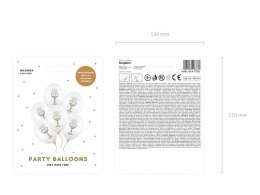 Balony lateksowe, IHS, 6 szt, 30cm