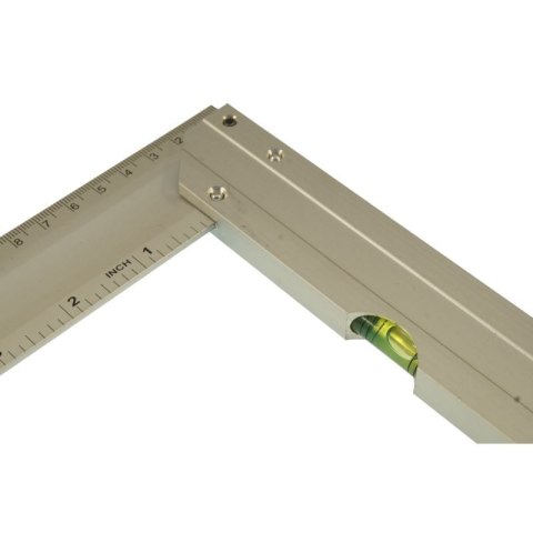 KĄTOWNIK ALUMINIOWY Z POZIOMICĄ 350 mm KĄTOWNIK ALUMINIOWY Z POZIOMICĄ 350 mm