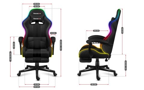 Fotel gamingowy Huzaro Force 4.7 RGB Mesh Fotel gamingowy Huzaro Force 4.7 RGB Mesh
