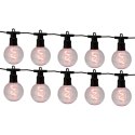 GIRLANDA OGRODOWA PARTY LIGHT 10LED G80 MULTIKOLOR