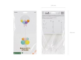 Stojak na balon, 72 cm - przezroczysty