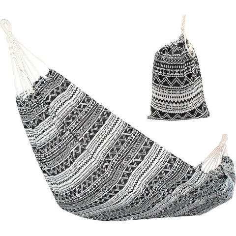 HAMAK OGRODOWY 1 OSOBOWY 200x100CM ETNO Z POKROWCEM 1063980